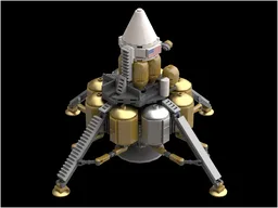 First Lunar Outpost Spacecraft