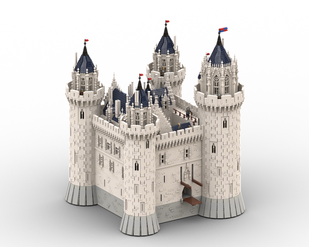 Lego Chateau de Haute-Dogue-sur-Loire - A late medieval Castle