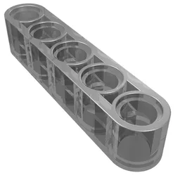 Technic Beam 1 x 5 Thick / Trans-Brown