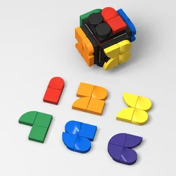 Dice with 2x2 numbers