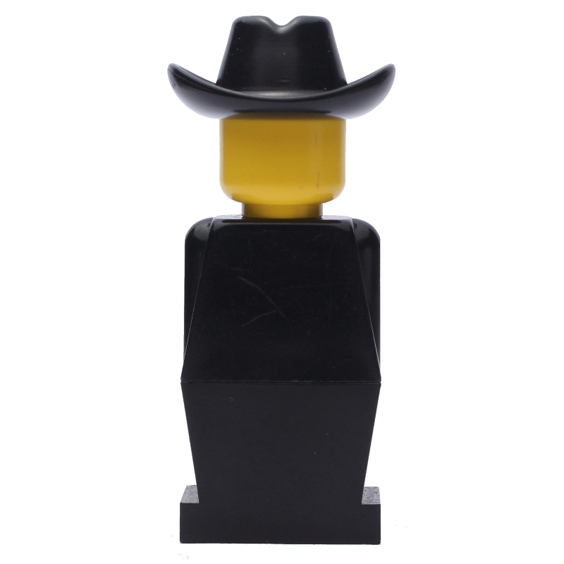 Lego LEGOLAND Black Torso, Black Legs, Black Cowboy Hat