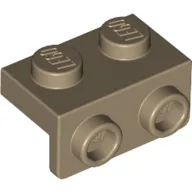 Bracket 1 x 2 - 1 x 2 / Dark Tan