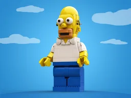 Upscaled Minifigure Homer