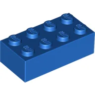 Brick 2 x 4 / Blue