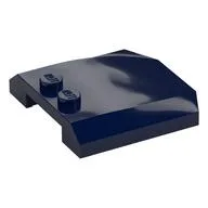 Brick Wedged, Curved Triple 4 x 4 x 2/3, 2 Studs / Dark Blue