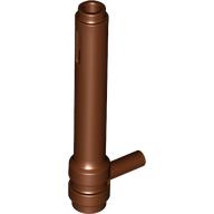 Lego Cylinder 1 x 5 1/2 with Handle (Friction Cylinder) / Reddish Brown