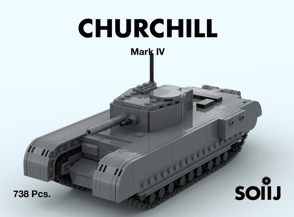 Lego Churchill Mk. IV - British medium tank 1:35