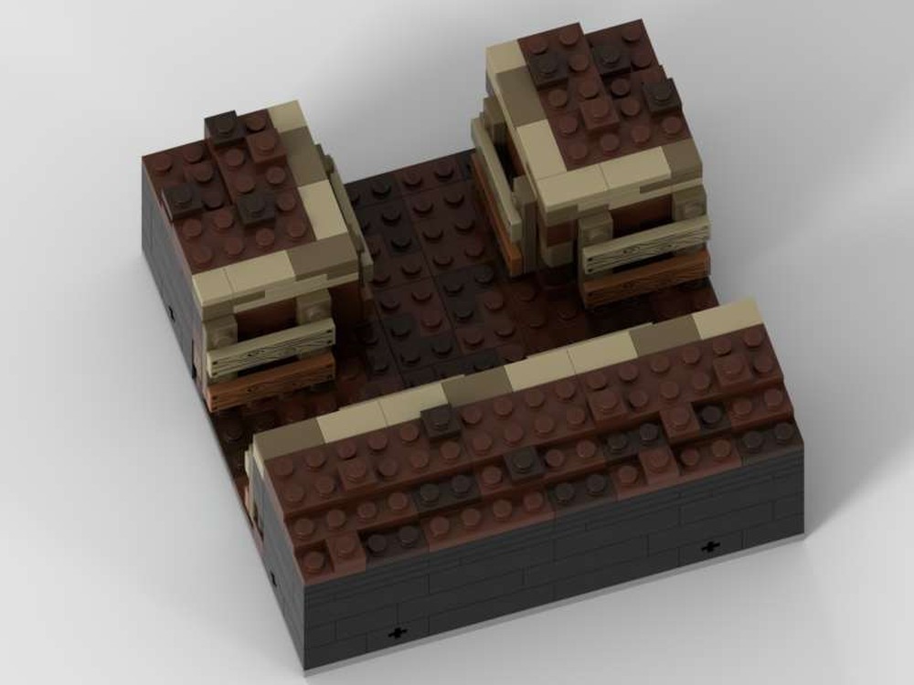 Lego Modular Trench - Intersection Inverted