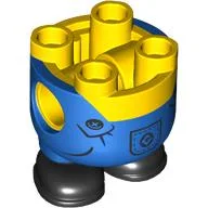Minion Body, Blue Overalls, G Logo Print / Yellow