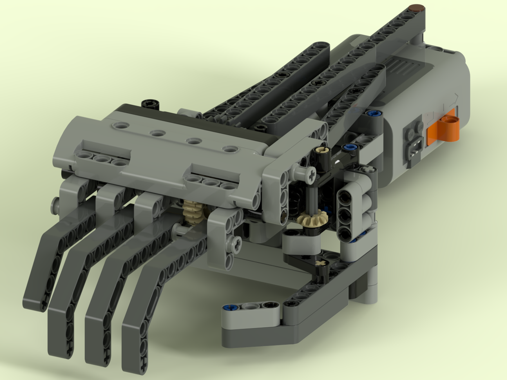 Lego Impatient fingers and thumb.