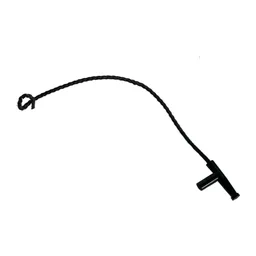 Minifig Hose Nozzle Simple with 13L Black String / Black