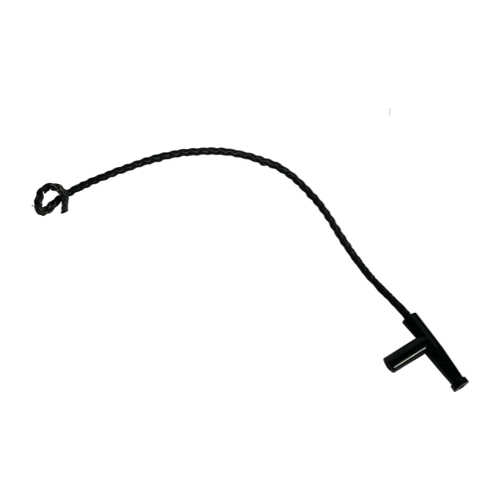 Lego Minifig Hose Nozzle Simple with 13L Black String / Black