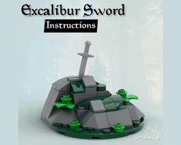 EXCALIBUR SWORD ROCK - LEGO CASTLE MOC