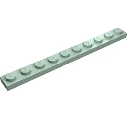 Plate 1 x 10 / Sand Green