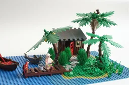 Tropical Island Hut