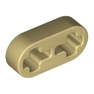 Technic Beam 1 x 2 Thin / Tan