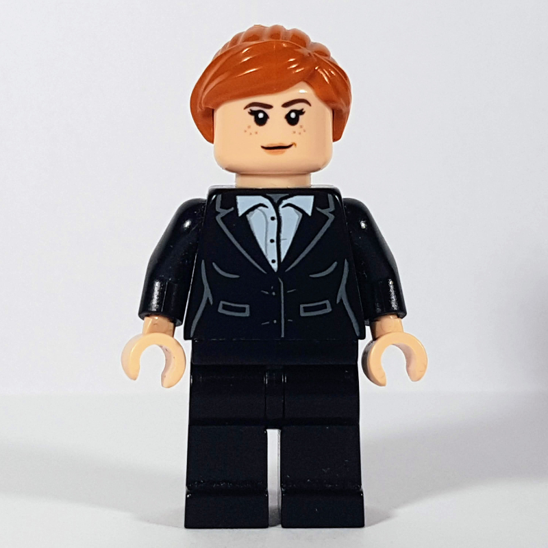 Lego Pepper Potts, Black Suit, Ponytail