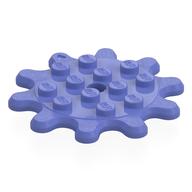 Lego Plate Special 4 x 4 Splat Gear, 10 Teeth / Blue Violet
