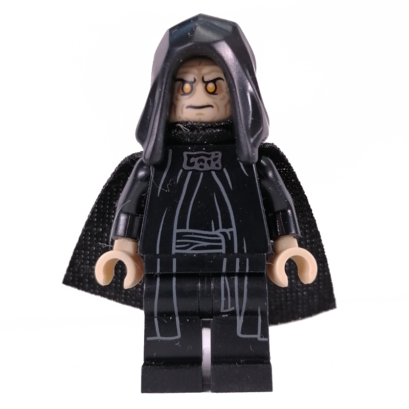 Lego Emperor Palpatine - Tan Head, Cape