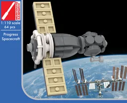 Progress spacecraft [1:110 scale]