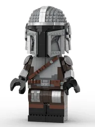 Maxifigure stand for Mandalorian helmet