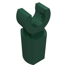 Bar Holder with Clip / Dark Green