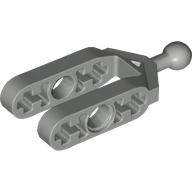 Lego Technic Steering Knuckle Arm with Ball Joint / Light Gray