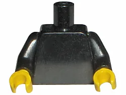 Torso Plain / Black Arms / Yellow Hands