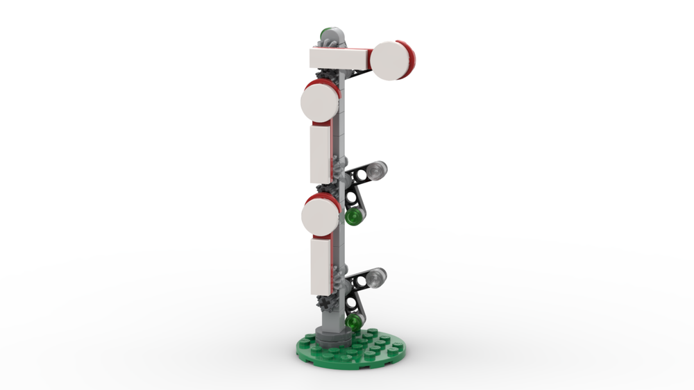 Lego Working theree-arm Semaphore
