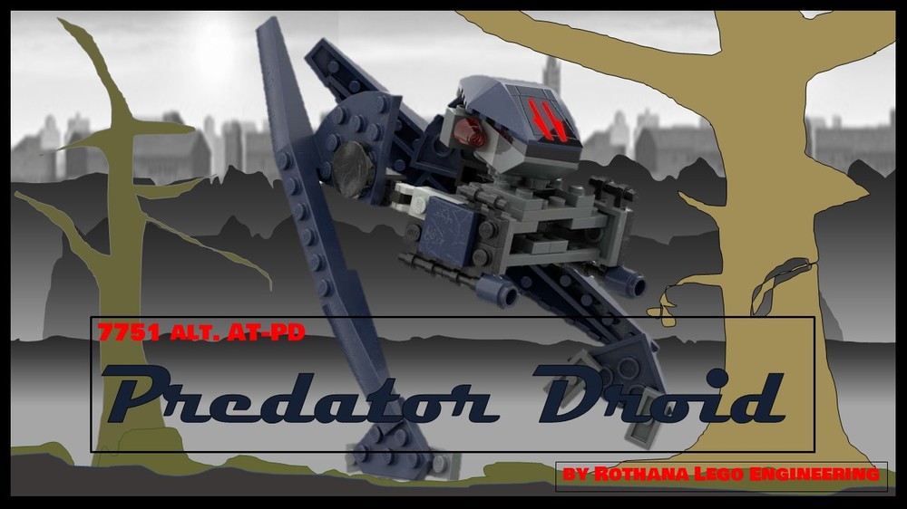 Lego 7751 alt. All Terrain-Predator Droid (AT-PD)