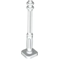 Lamp Post 2 x 2 x 7 with 4 Base Flutes / White