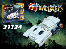 Thundertank (Thundercats cartoon) , alternative built of LEGO 31134: Space shuttle