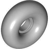 Lego Wheel Wheelchair Balloon, with Pin Hole / Light Bluish Gray