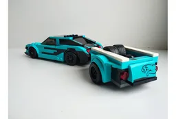 76898 Jaguar with trailer