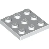 Plate 3 x 3 / White