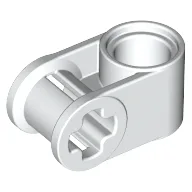Technic Axle and Pin Connector Perpendicular / White