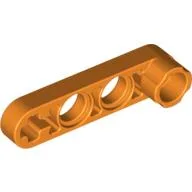 Technic Beam 1 x 4 Thin with Stud Connector / Orange