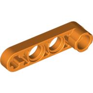 Lego Technic Beam 1 x 4 Thin with Stud Connector / Orange