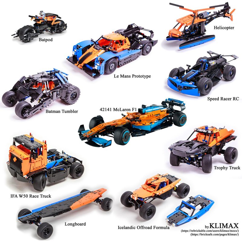 Lego All in One pack of 42141 c-models