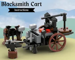 Blacksmith Cart - Lego Castle Moc