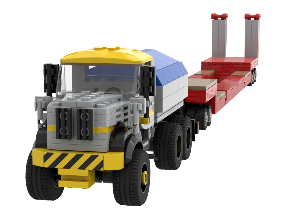 Lego Saurer D330 N Swiss Heavy Haul Truck playable