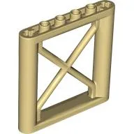 Support 1 x 6 x 5 Girder Rectangular / Tan