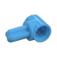 Technic Pin Connector Hub with 1 Axle / Medium Blue