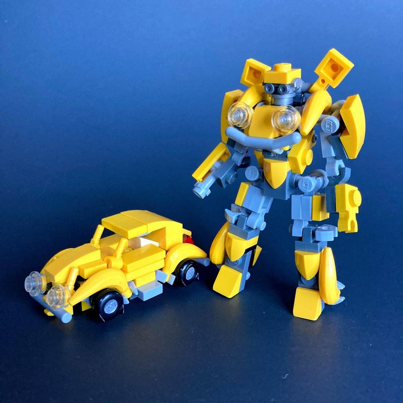 Lego Bumblebee - VW Beetle and Robot