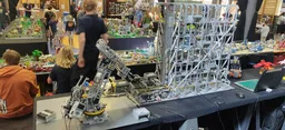 Logistics warehouse [crane, robot, conveyors]