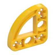Lego Technic Beam 3 x 3 L-Shape with Quarter Ellipse Thin / Yellow