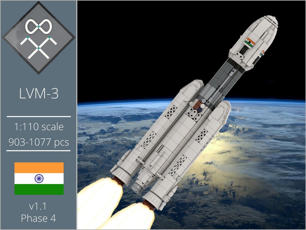 Lego 1:110 LVM3 (GSLV Mk III)