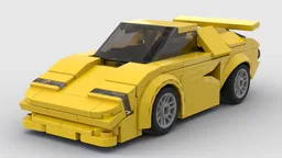 Lamborghini Countach Lego City Scale - Original Build
