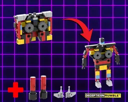 Lego Transformers Soundwave 10358 Tape Rumble MOC