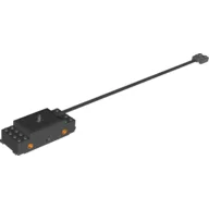 Motor, Train Base, RC Train with PF Cable, Orange Wheel Holders / Black
